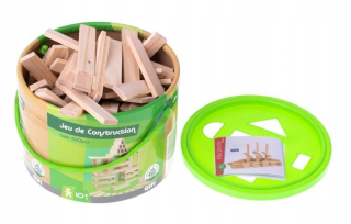 Babika evi - Drevené bloky v Montessori 100el Bucket