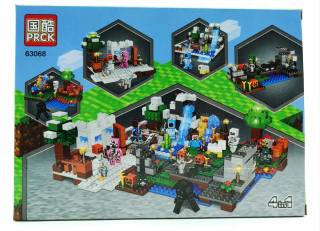 Kocky My world minecraft ľadové mesto obsahujú 685 prvkov.