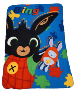 BING A PRIATELIA - Deka prikrývka plaid / 100x140 / rabbit bing