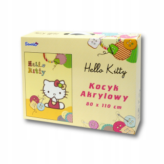 HELLO KITTY Ahoj Kitty deka 80x110 Akrylová deka