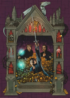 HARRY POTTER - Kolekcia Harryho Pottera Puzzle 1000 el.