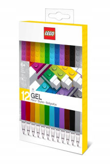 Farebné lego gél perá 12 ks