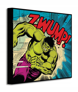HULK - Comic Hulk Marvel Canvas Print 40x40 cm