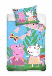Pepa Pig - Súprava Carbotex PAG PEPPA 140X200 + Vankúš