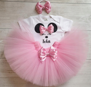 Minnie Mouse - Súbor ročného zasadnutia narodenín Tutu Minnie Názov 68