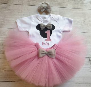 Minnie Mouse - Súbor ročného zasadnutia narodenín Tutu Minnie Názov 92