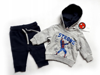 SPIDERMAN - Kompletné Dres Spiderman Grey Grey 62 OVS