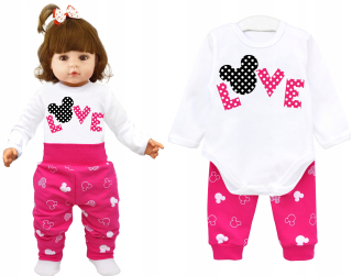 Minnie Mouse - Detský set 2 cz láska myš Minnie R. 104