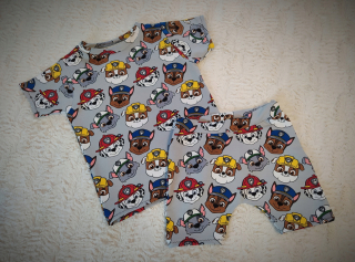 PAW Patrol - Letný set PSI PATROL veľkosť 134