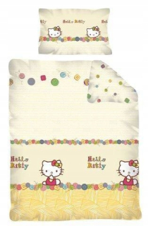 HELLO KITTY SANRIO Ahoj Kitty Posteľná izba, 2el.100x135