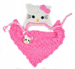 HELLO KITTY Oblek háčkovača Ahoj Kitty