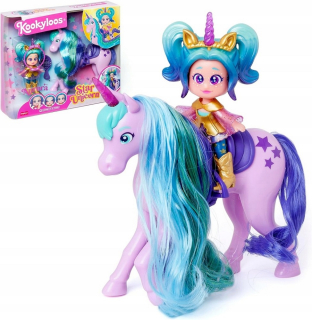 Kookyloos Star Unicorn Set Hviezdna Jednorožec Bábika Aurora