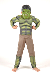 HULK - Kostým Hulk Avengers Mask Sval M 122-128