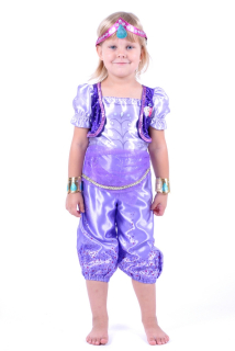 Shimmer a Shine - Kostým dżin alladynka lesk a lesk 2-3 98 cm