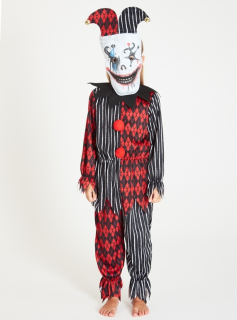JOKER - Kostým oblečenie Disgue Scary Clown, Joker 158