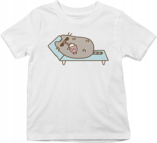 Pusheen - L - Pushen Detské tričko na soláriu