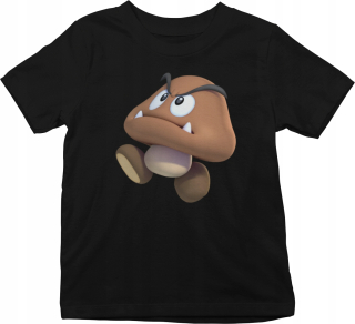 Super Mario - Detské tričko M - Super Mario - Goomba