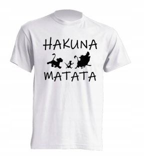Leví kráľ - Tričko Hakuna Matata King Lion Simba darček