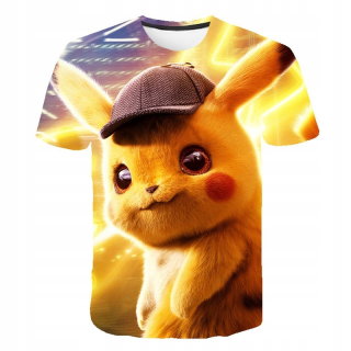 Pokémoni - Tričko Pokemon Pikachu 3D tričko