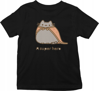 Pusheen - T-shirt bavlna XS - Pusheen Super Hero