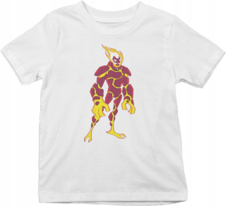 BEN 10 - T-shirt bavlna XXS - Ben 10 Inferno