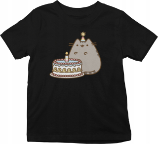 Pusheen - T-shirt bavlna xxs - Pushen s tortu