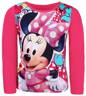 Minnie Mouse - Tričko Mouse Minnie dlhý rukáv 110 Jun