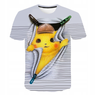 Pokémoni - Tričko pre deti Pokemon Pikachu 3D