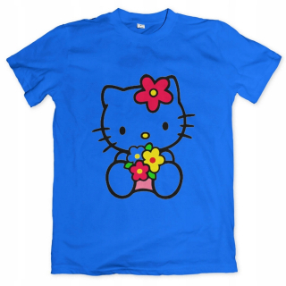 HELLO KITTY Hellookitty-01 Brible T-Shirt. BLUE R.152