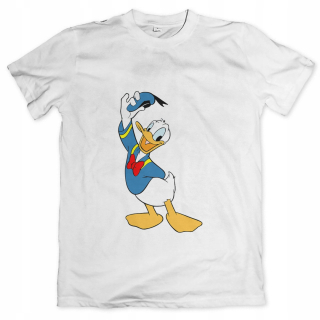 Káčer Donald - Detské tričko Donald-02 Biela R.104