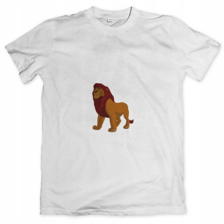 Leví kráľ - Detské tričko King Lew-01 White R.152