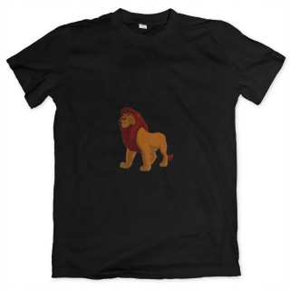 Leví kráľ - Baby tričko King Lew-01 Black R.152