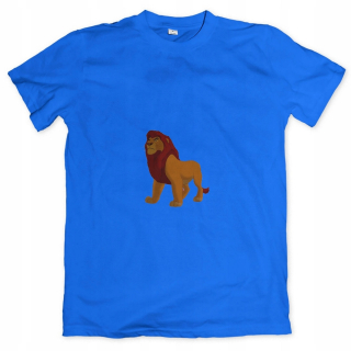 Leví kráľ - Detské tričko King Lew-01 Blue R.152