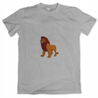 Leví kráľ - Detské tričko King Lew-01 Grey R.152