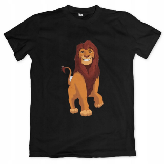 Leví kráľ - Baby tričko King Lew-02 Black R.152