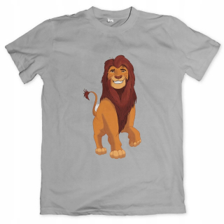 Leví kráľ - Detské tričko King Lew-02 Grey R.152