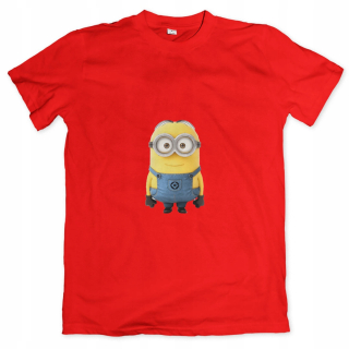 Mimoni  - Detské tričko Mistine-01 Red R.152