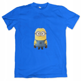 Mimoni  - Detské tričko Minion-01 BLUE R.152