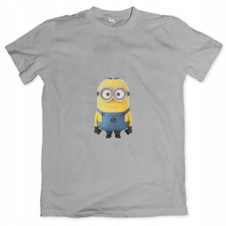 Mimoni  - Detské tričko. Minion-01 šedá R.152