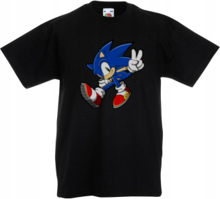 SONIC hračky - Sonic detské tričko rýchlo ako blesk 116