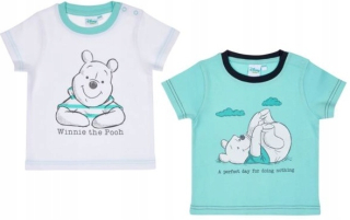 Medvedík Pú - Tričko 2 ks Winnie 68/74 cm 6-9 m Disney