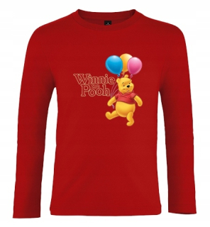 Medvedík Pú - Tričko z dĺžky. Winnie The Bavlna