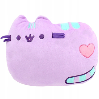 Pusheen - Cat Puschen so srdcom Lilac vankúš 27x36cm