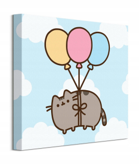 Pusheen - Cat Puschen Farebné balóny Image Canvas 40x40 cm
