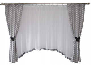 Minnie Mouse - KPL Detské deti Curtain Ola Pompon Mouse SZ