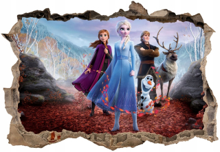 Elsa Frozen - Ice Land 2 Extra nástenné nástenné maľby 3D 130x90cm