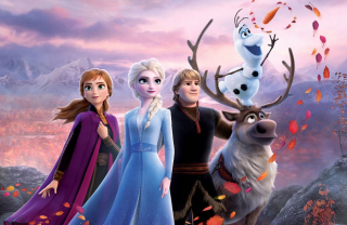 Elsa Frozen - Ice Land 2 Extra nástenná nástenná nálepka 200x130cm