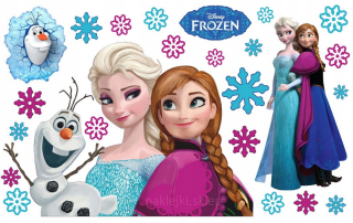 Elsa Frozen - Land of Ice Frozen Stick Stultové nálepky XXL