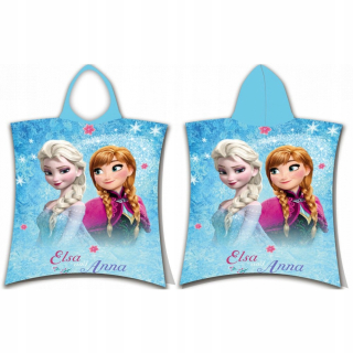 Elsa Frozen - Pozemok ľadu mrazené plážové uteráky pončo 50 * 115
