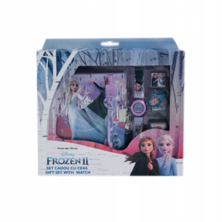 Elsa Frozen - Pozemok ľadu denníka hodinky pero pero